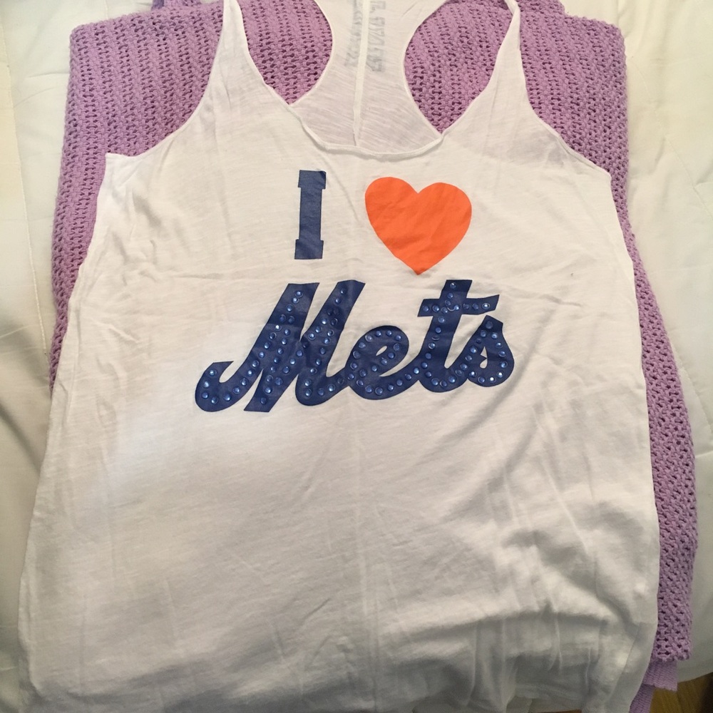 PINK Mets tank top